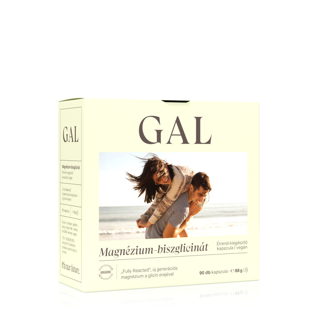 GAL Magnézium-biszglicinát 1620 mg 90 db – Prémium magnézium kiváló hasznosulással