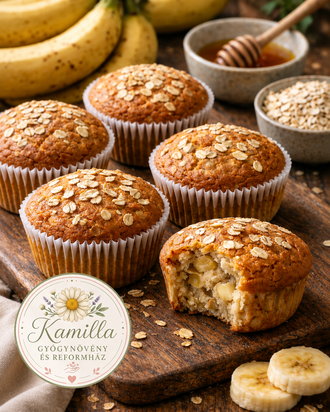 Egészséges banán muffin🧁