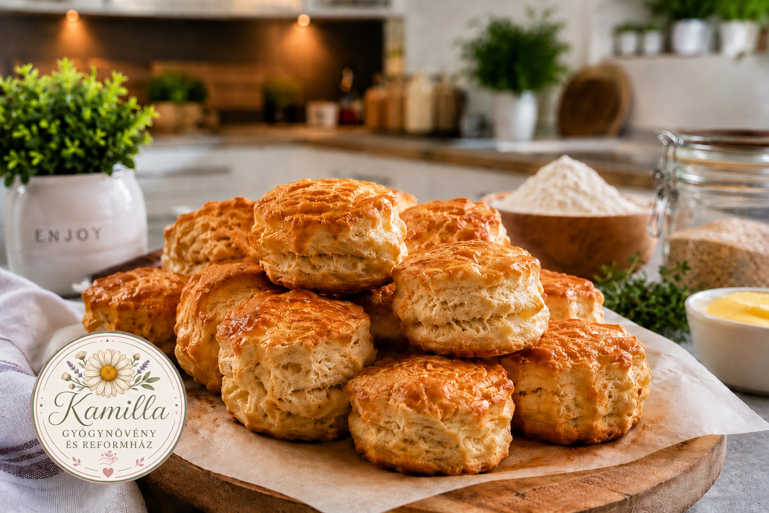 🥐 Puha tönkölypogácsa 