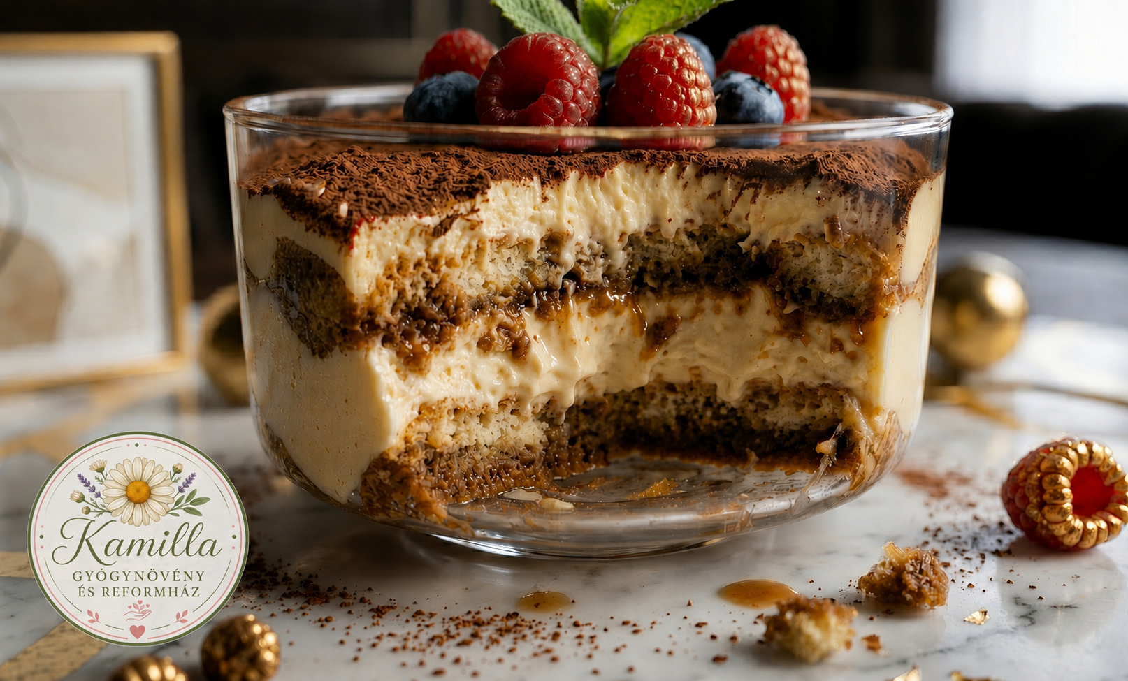 Krémes fitt tiramisu 